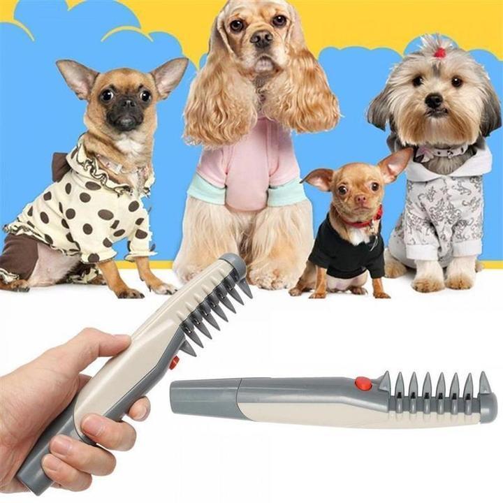 Electric Dog Cat Comb Hair Trimming Grooming