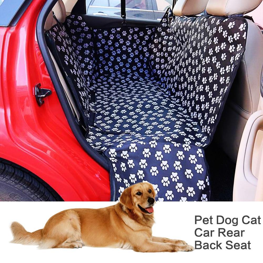 Pet carriers Oxford Fabric Paw pattern Car Seat Cover